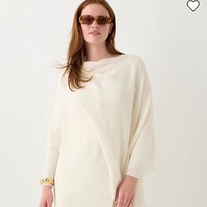 Cashmere wool blend poncho nwt j.crew